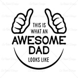 Awesome Dad Looks Like Various T Shirt Design