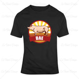 Bacon Bae Retro Food T Shirt Design