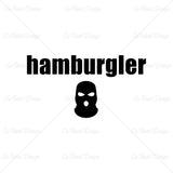 Hamburgler Funny Food T Shirt Design