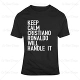 Keep Calm Cristiano Ronaldo Soccer T Shirt Design