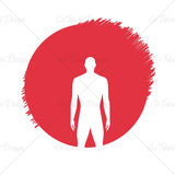 Man Silhouette Art T Shirt Design