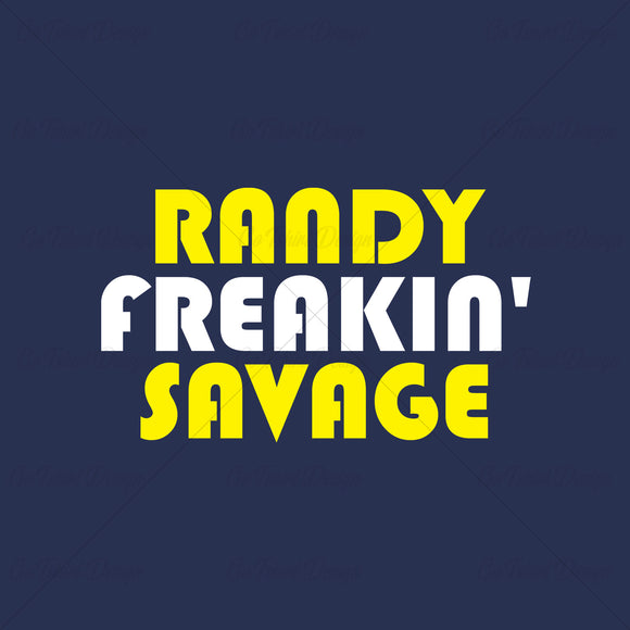 Randy Savage Freakin Wrestling T Shirt Design