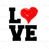 Love Heart T Shirt Design