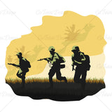 Army In War Various T Shirt Design