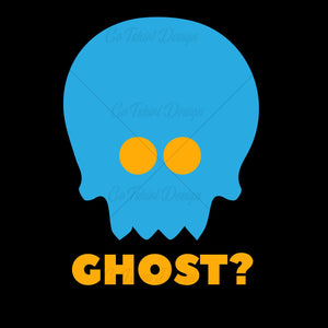 Blue Ghost Halloween T Shirt Design