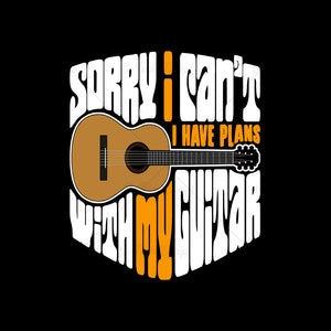 Guitar Plans Music T Shirt Design