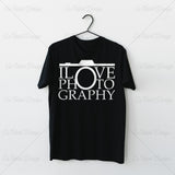 I Love Photography T Shirt Design