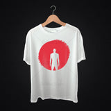 Man Silhouette Art T Shirt Design