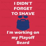Montreal Playoff Beard Hockey T Shirt Design