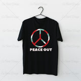 Peace Out Various T Shirt Design