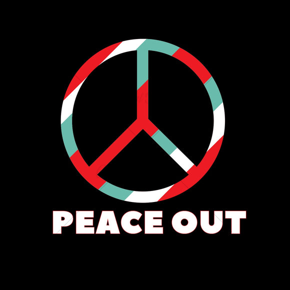 Peace Out Various T Shirt Design