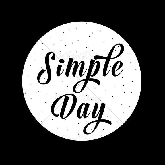 Simple Day Art T Shirt Design
