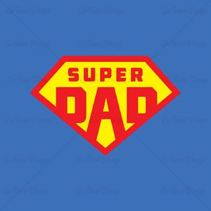 Super Dad Superhero T Shirt Design