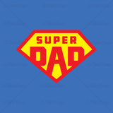 Super Dad Superhero T Shirt Design