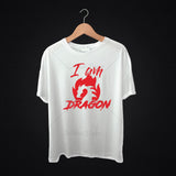 I Am Dragon Art T Shirt Design