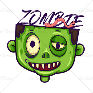 Zombie Halloween Horror T Shirt Design