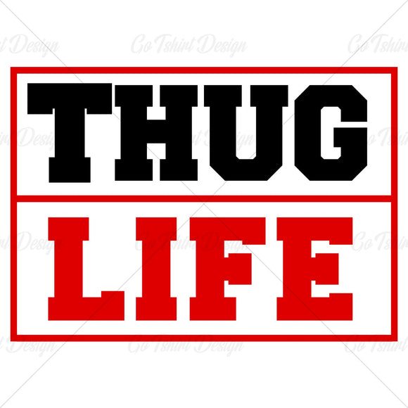 Thug Life Meme Music T Shirt Design