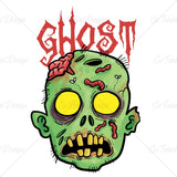 Zombie Ghost Halloween Horror T Shirt Design